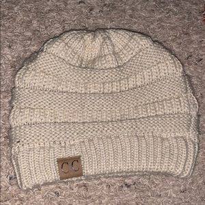 Tan beanie